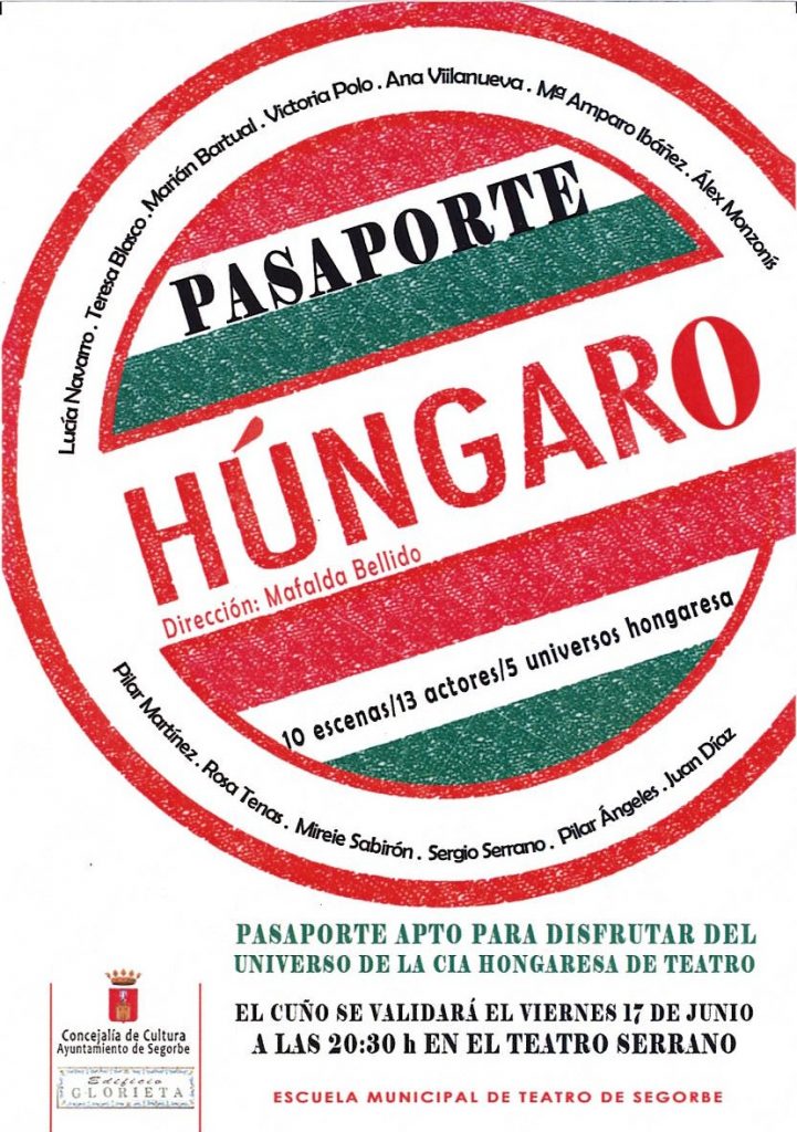 pasaporte húngaro escuela municipal de teatro de Segorbe