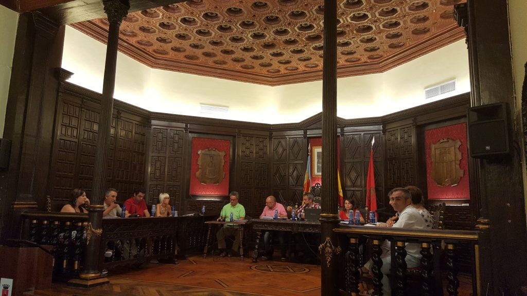 Pleno ordinario de agosto en el Ayuntamiento de Segorbe
