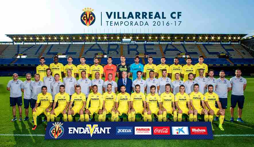 Foto oficial de la plantilla del Villarreal CF