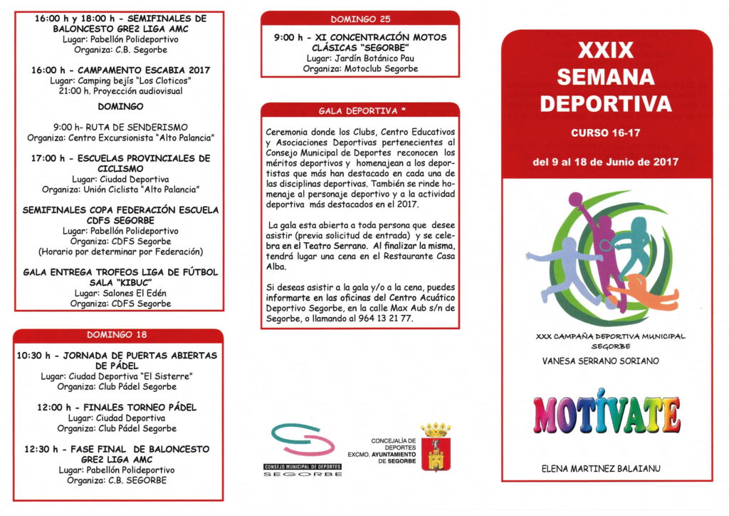 XXIX Semana Deportiva de Segorbe
