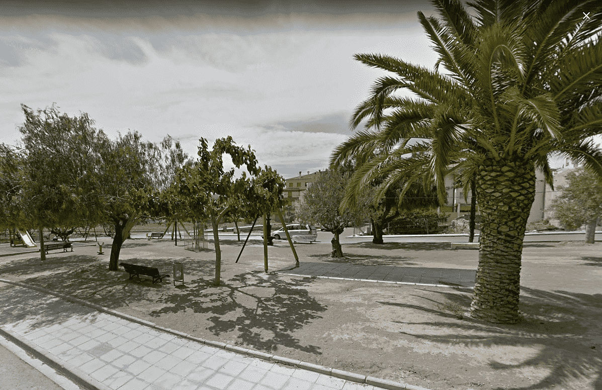 Parque de la calle Quijote de Segorbe