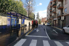 Efectivos-de-la-UME-mientras-realizan-tareas-de-desinfecciA³n-en-las-calles-de-Segorbe