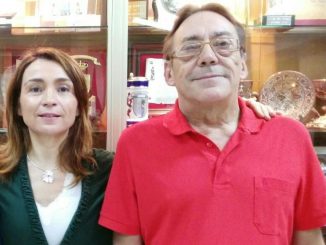 La concejala de Turismo y el dinamizador del patronato de turismo de Segorbe
