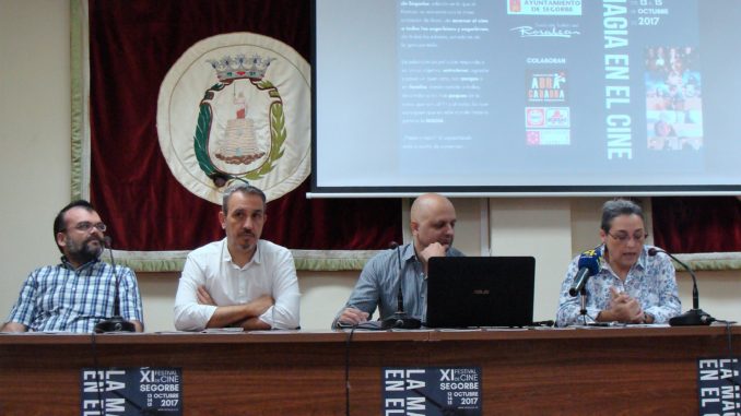 El Alcalde, Rafael Magdalena, y la Concejala de Cultura, junto a la Asociación Audiovisual Rosalea, presentan en rueda de prensa el XI Festival de Cine de Segorbe