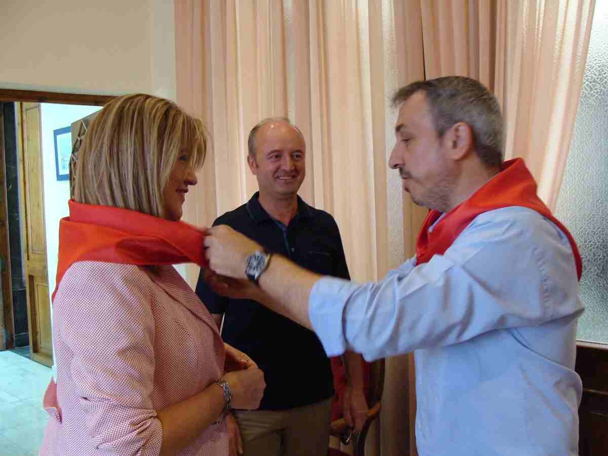 Recepción de invitados en el Ayuntamiento de Segorbe