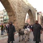 El desfile contó con la participación de animales
