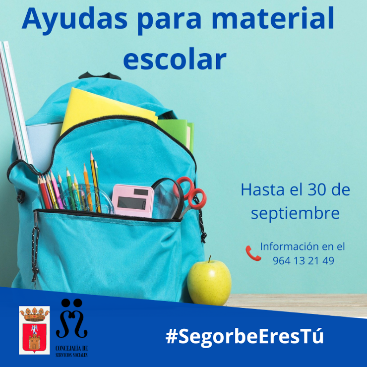 Abierto el plazo para solicitar las ayudas de material escolar de ...